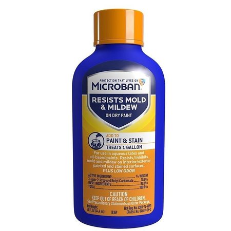 MICROBAN Paint and Stain Additive, Liquid, Clear, 15 floz MBPA100
